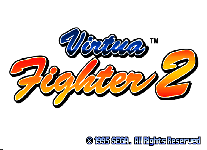 Virtua Fighter 2 (EU) Title Screen